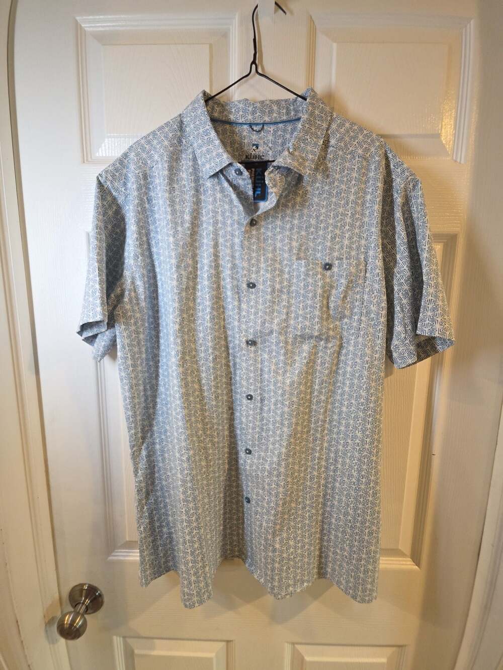 Kühl men's tide point short sleeve button-down Printed Shirt